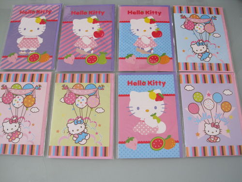 Hello Kitty Karte Geburtstagskarte